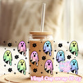 Daisy ghost - 16oz Libbey Glass Cup Wrap Only