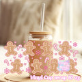 Gingerbread - 16oz Libbey Glass Cup Wrap Only